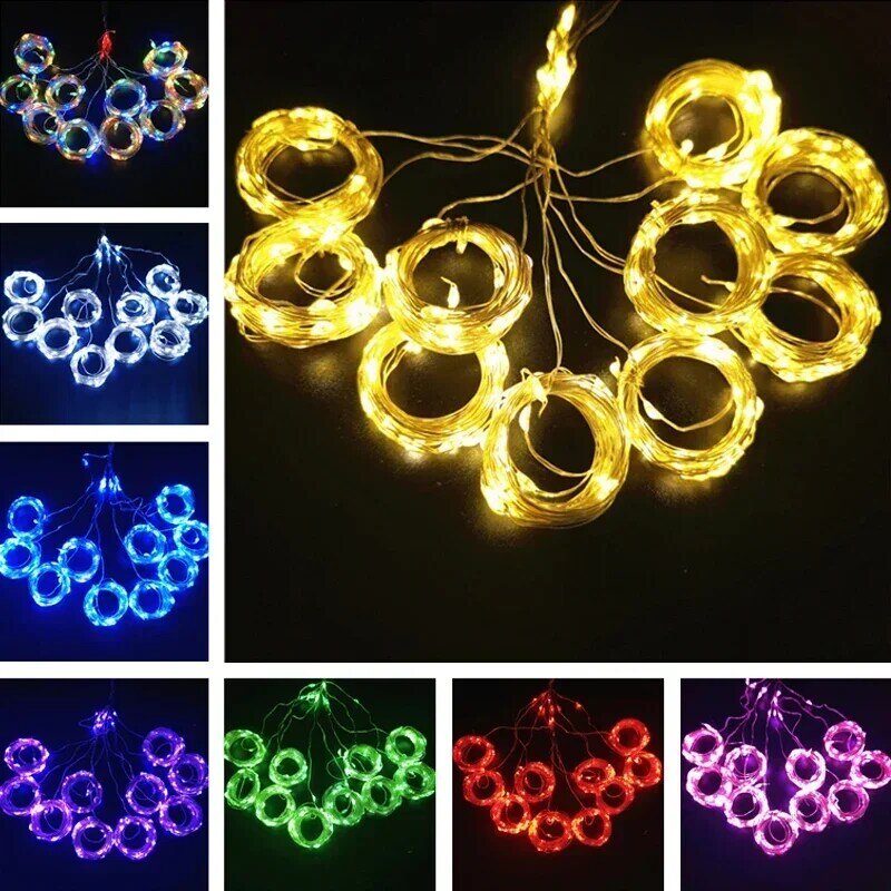 3/4/6M USB Curtain Lights Indoor Waterfall Fairy String Lights Led Bedroom Lights Decoration Wedding Christmas Party Holiday