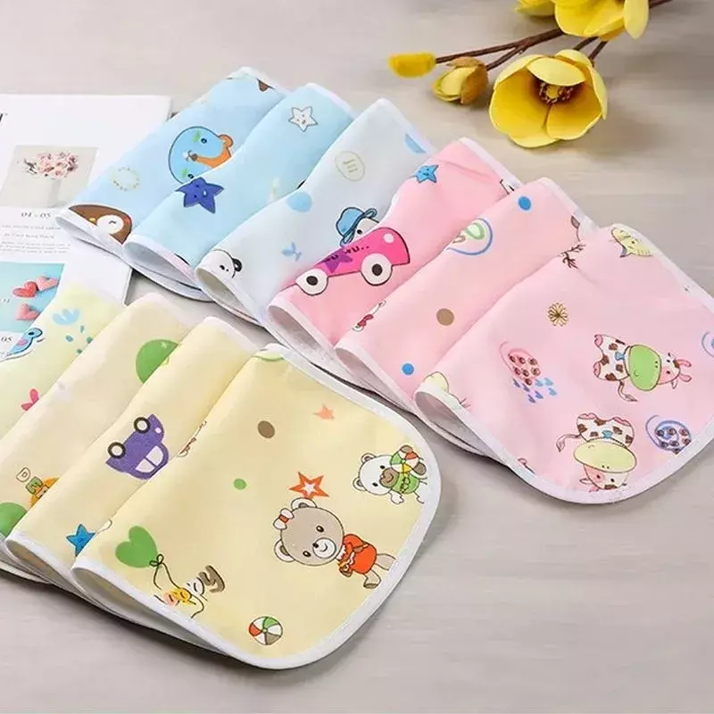 Baby Drool Towel Baby Crystal Velvet Waterproof Bib Rice Pocket Baby Cartoon Bib Available in Various Styles