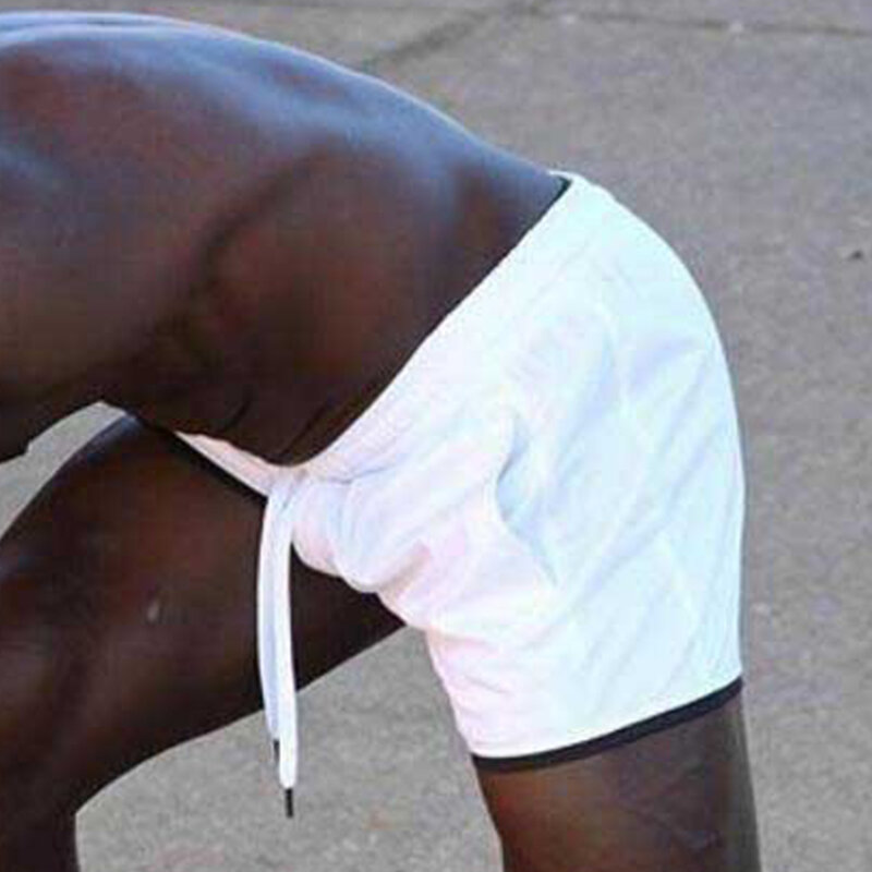 Men's Gym Basketball Shorts Athletic-Workout Active Mesh Short With Pockets Breathable Boxershorts Elastic Man Quick Dry Panti