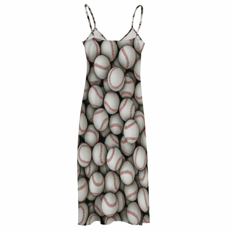 Baseballs Sleeveless Dress dress dresses dresses for womens beach dress dresses for prom