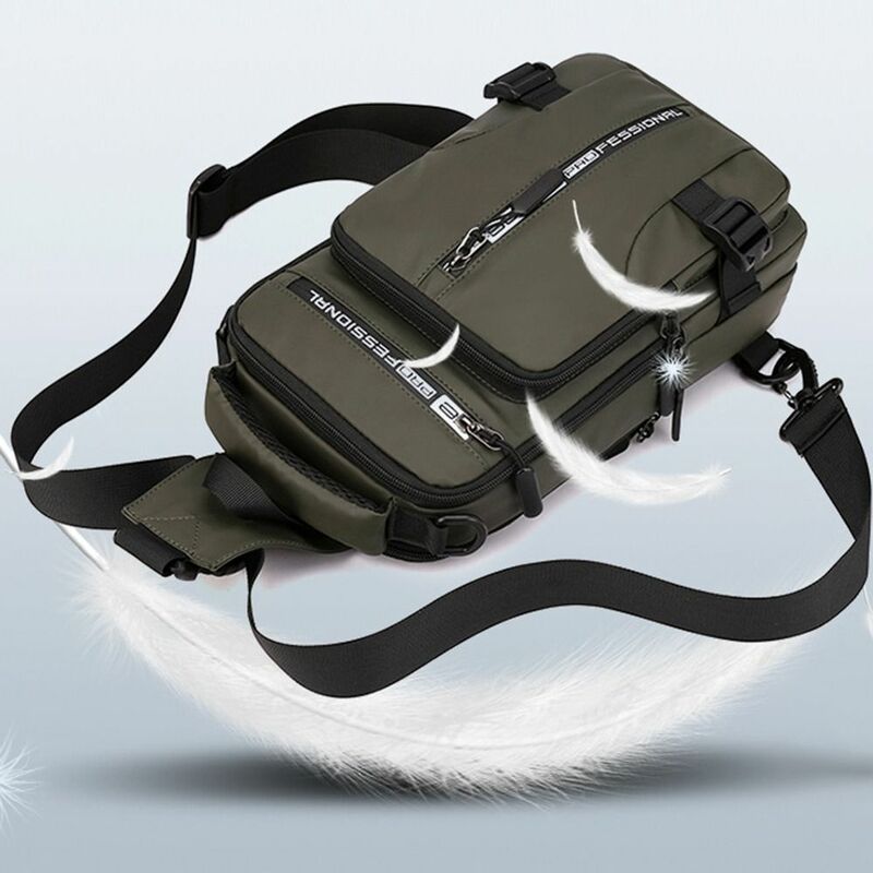 Zaino a tracolla impermeabile borse a tracolla antifurto con porta caricatore USB per escursioni a piedi