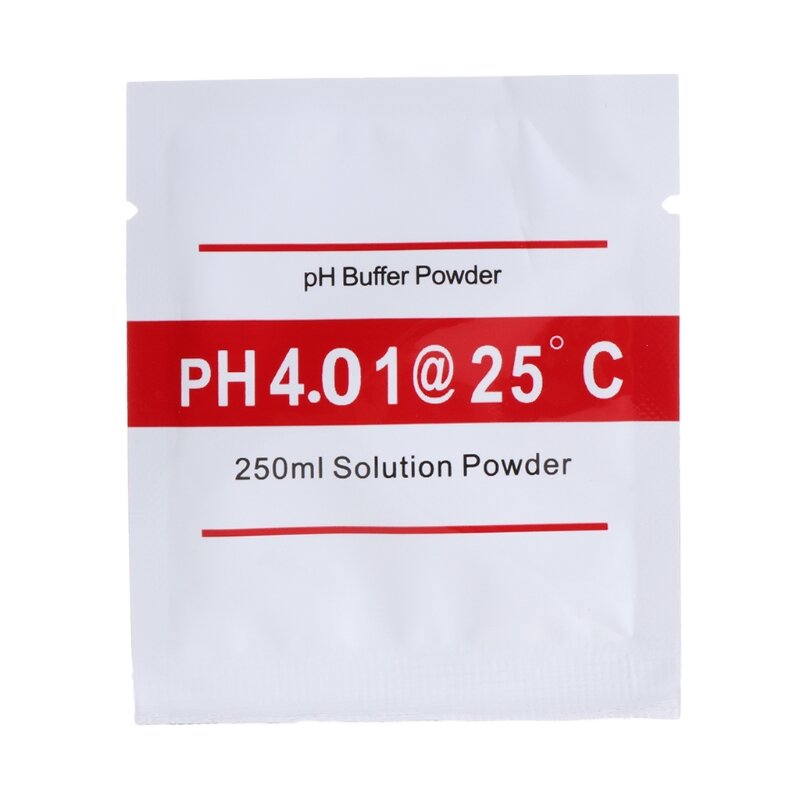 Confezione da 20 pacchetti soluzioni calibrazione pH 6.86/4.01 calibrazione accurata e facile