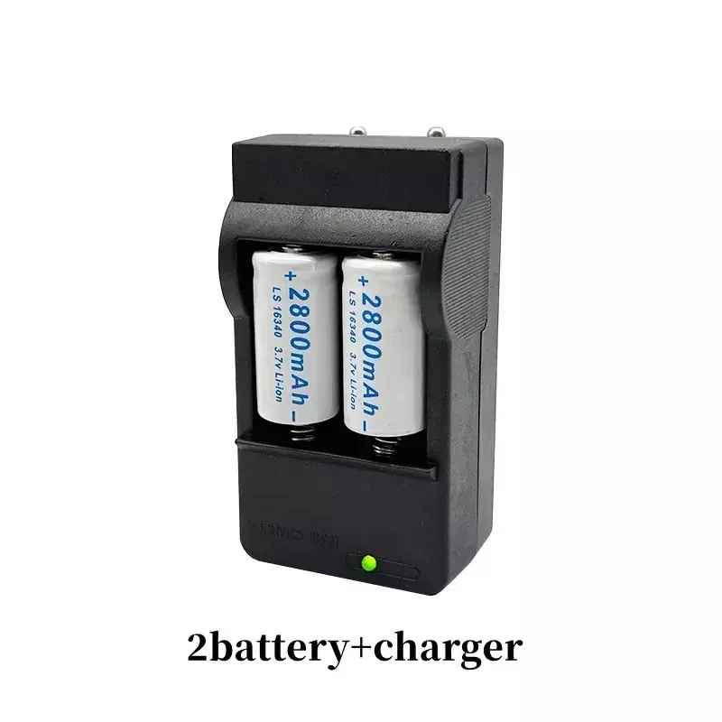 Batterie lithium-ion aste pour caméra de sécurité, chargeur L70 Plus, CR123A, RCR 2024, ICR 123, 16340 mAh, 2800 V, nouveau, 3.7