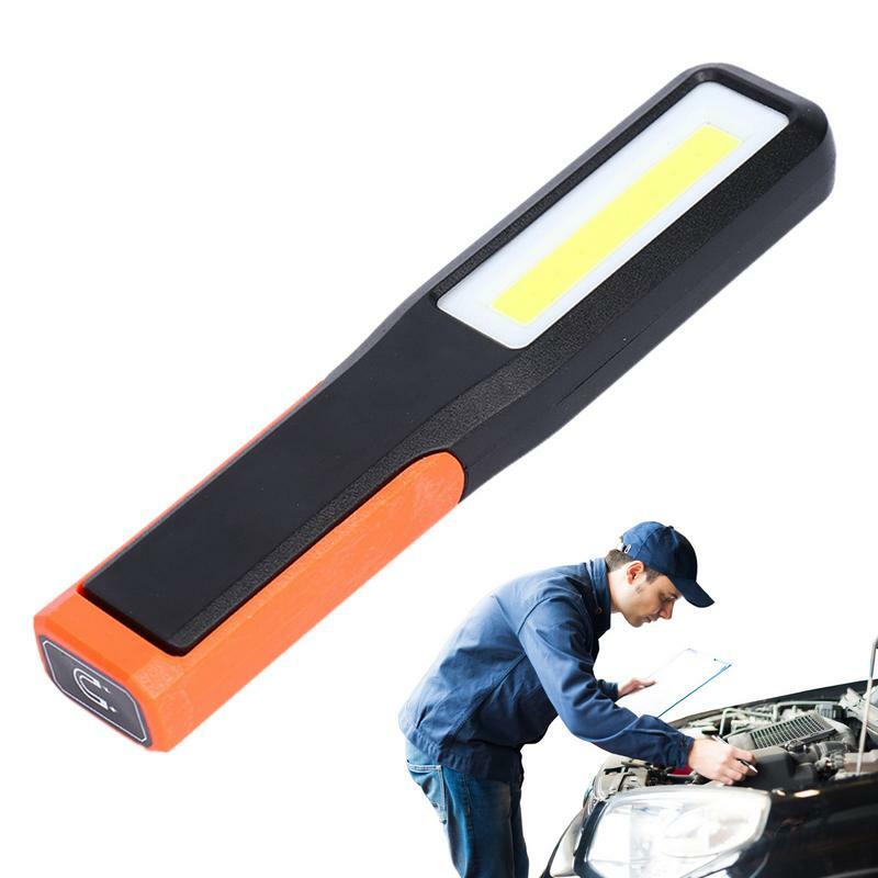 Luz de trabajo recargable, linterna magnética portátil, lámpara de inspección para coche y máquina herramienta de iluminación