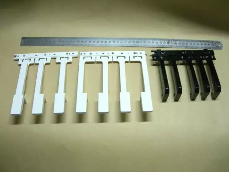 Repuesto de teclas blancas y negras, piezas de teclado para Yamaha EZ-20, EZ-150, KX25, KX49, KX61, MM6, MX49, MX61