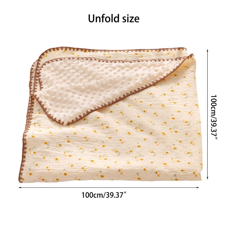 Kid Baby Blanket with Multi-pattern Unisex Newborn Soft Comfy-Blanket for Toddler Baby Nursery Bed Blanket Stroller