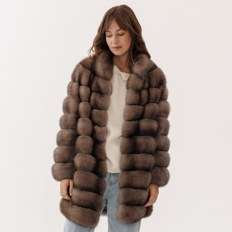 Cappotto di pelliccia donna cappotto di pelliccia donna inverno di lusso più venduto