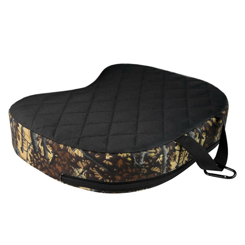 Hunting Seat Cushion, Thickened Camping Cushion, with Carabiner, Portable, Water