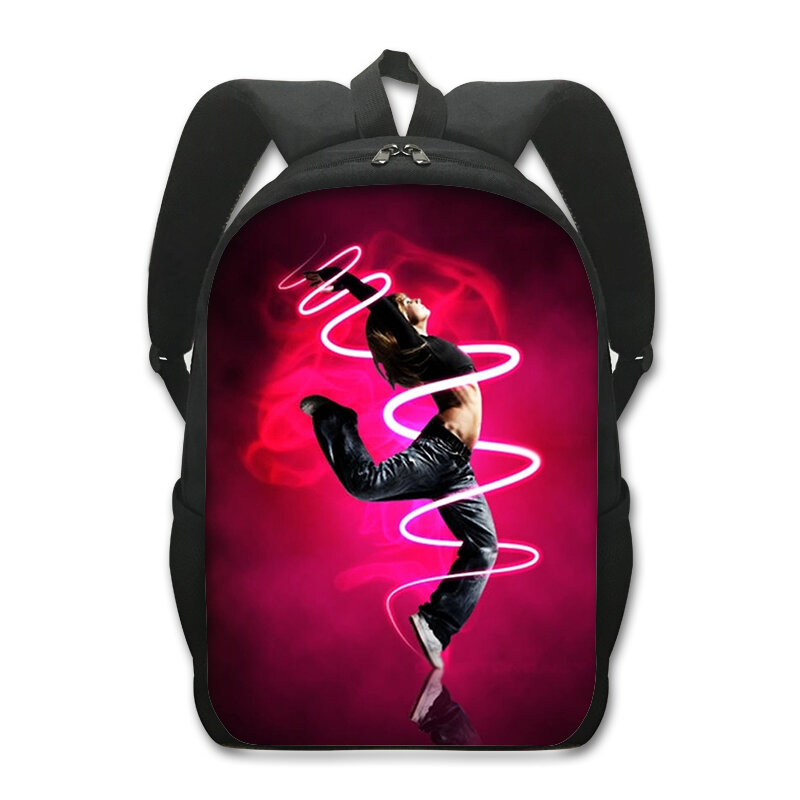 Hip Hop Dancing Backpack Jazz Dance Women Men Rucksack Children School Bags for Teenager Laptop Backpack Hiphop Daypack Bookbag