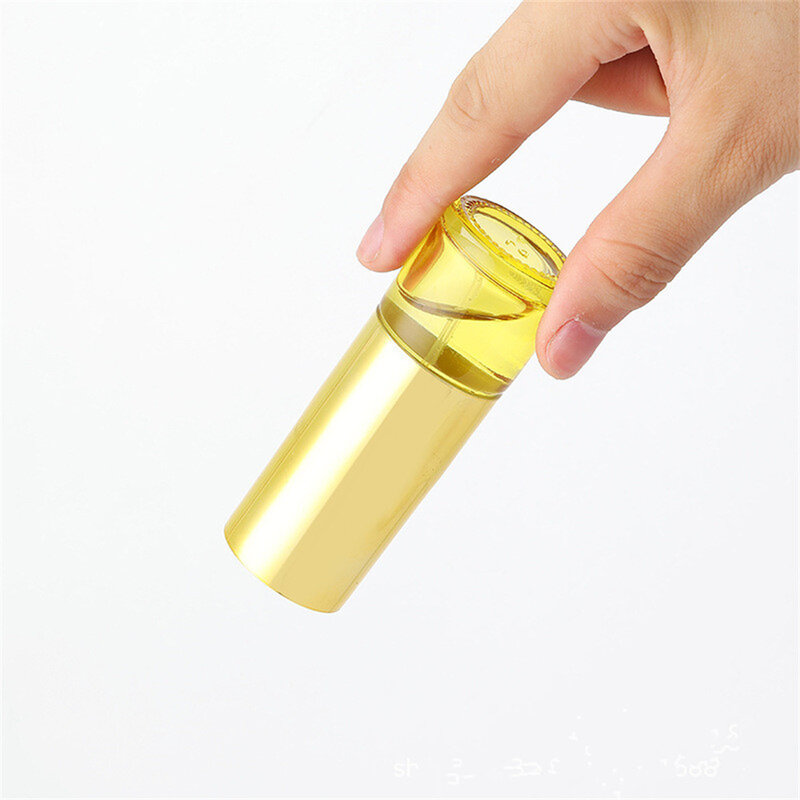 Flacone di profumo da 20ml flacone Spray vuoto in vetro colorato cilindrico flacone di erogazione di campioni cosmetici di olio essenziale di grande capacità