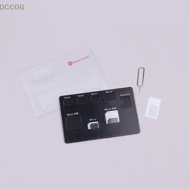 Slim SIM Card Holder And Microsd Card Case Storage And Phone Pin Included