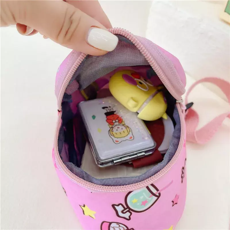 Sanrio Crossbody Bag Kawaii Cartoon Cinnamoroll Kuromi Chest Pack Bags Kids Toy Shoulder Messenger for Children Travel Backpack