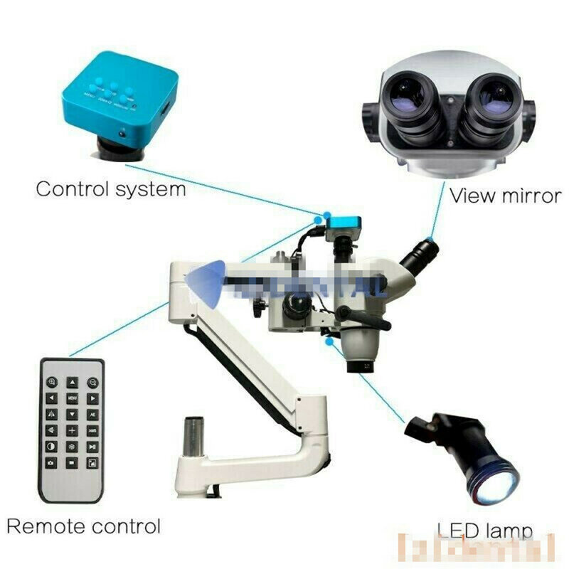 Full Medical Newest Dental Operating Microscope with Camera Rood Canal Therapy for Dental Chair Unit