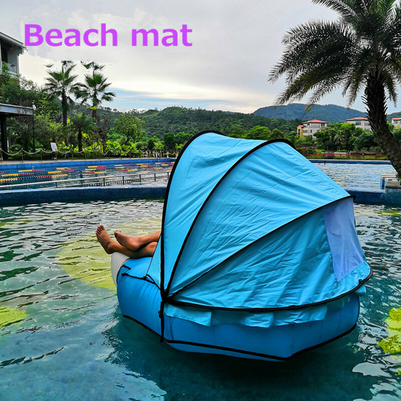 Matelas gonflable Portable pour l'extérieur, canapé, plage, pique-nique, Camping, parasol, coussin de piscine, nouveauté 2023