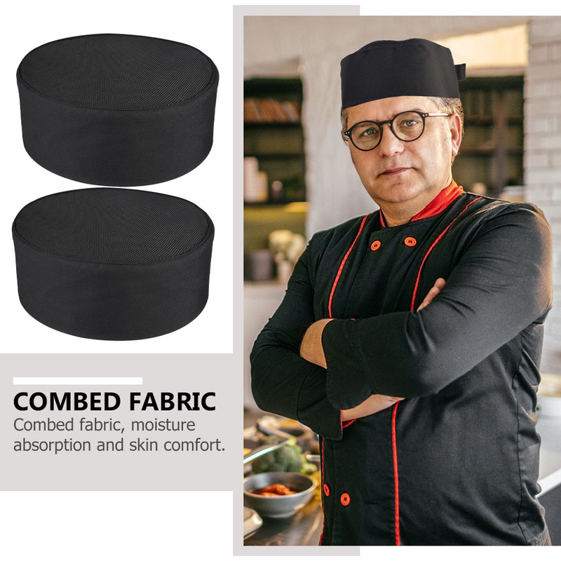 Chef Hat Durable Hats for Men Catering Hat Breathable Protective Catering Caps Kitchen
