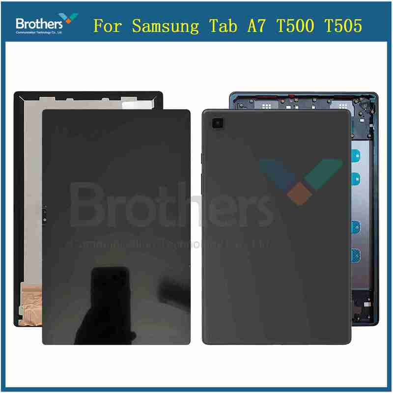 Montagem do digitador da tela táctil do visor LCD, painel do LCD, ajuste para Samsung, aba A7, 10.4, 2020, SM-T500, T505, T500