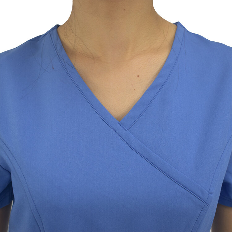 Protective Female and Male Hospital Workwear Short/Long Sleeve Medical Scrubs Uniforms Designs Sialkot