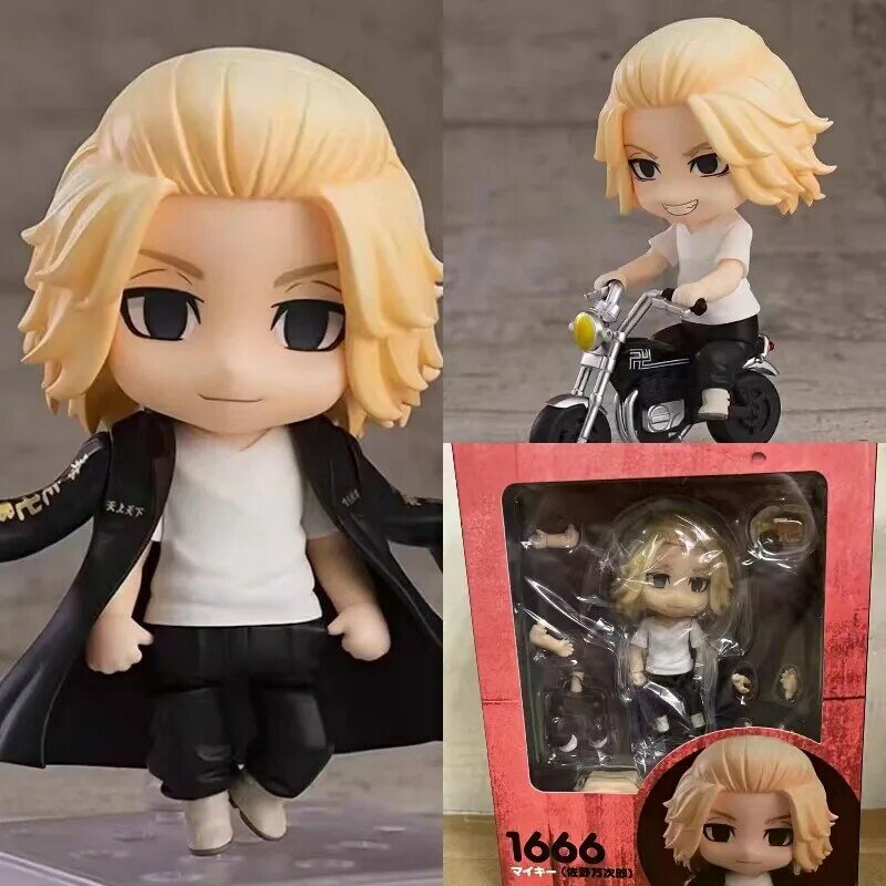 10cm 1666 Tokyo Revengers Manjiro Sano action figure collection toys Christmas gift doll with box