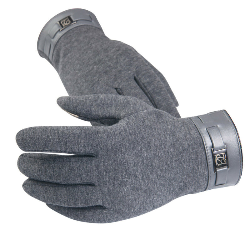 Зимние женские перчатки, мужские теплые варежки с пальцами для сенсорного экрана, теплые мотоциклетные лыжные кашемировые перчатки, варежк...