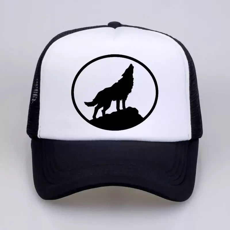 قبعة بيسبول قطنية للرجال والنساء ، قبعات سناباك هيب هوب ، قبعات الذئب العظمي ، قبعات سائقي الشاحنات ، الموضة