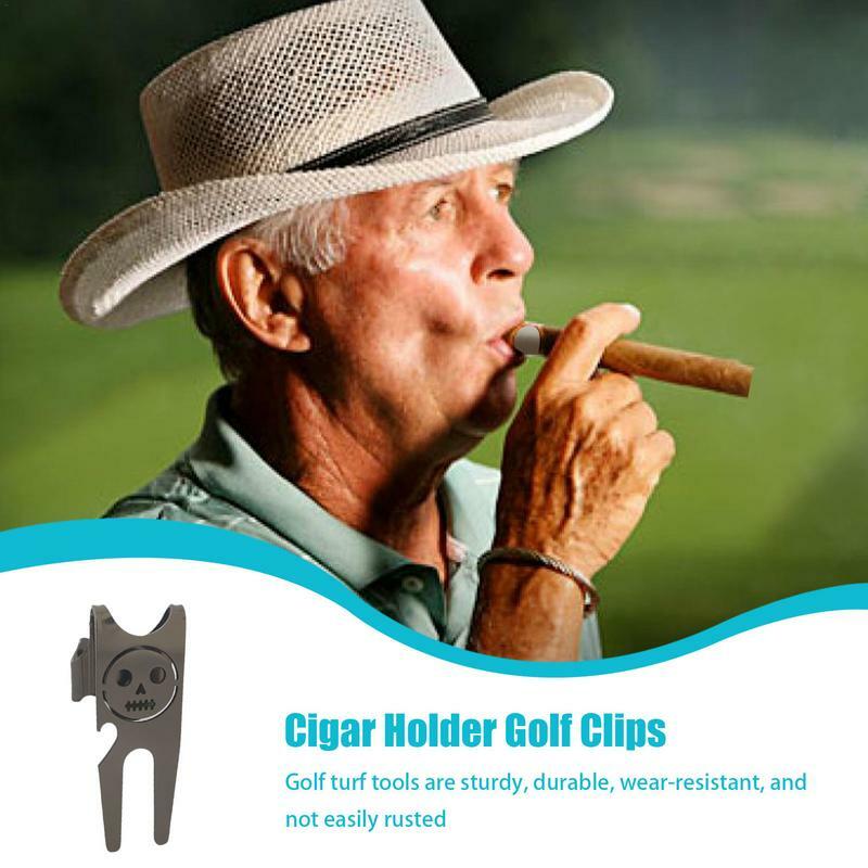Divot Reparatur werkzeug für Golf Metall Multifunktion grüne Gabel Zink legierung hohe Härte Golf ausrüstung für Golf Anfänger Enthusiasten
