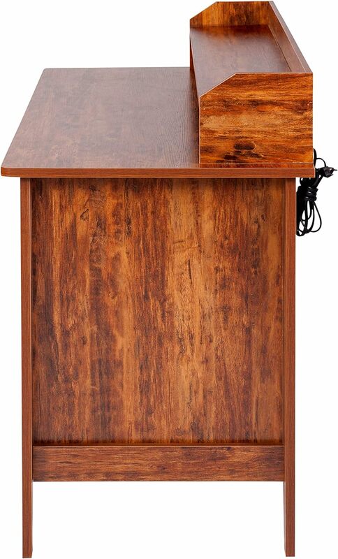 OneSpace-escritorio ejecutivo con grano de madera, cerezas doradas, Freddy