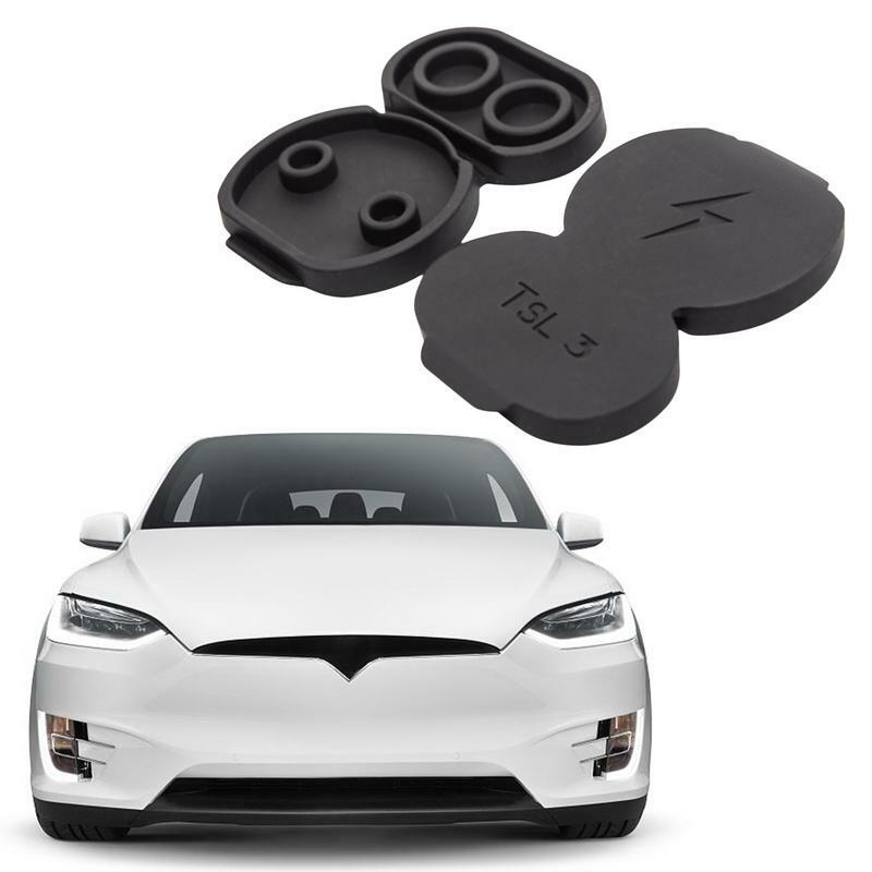 車の充電ポートダストカバー,防塵,充電ポート,Tesla用dura。