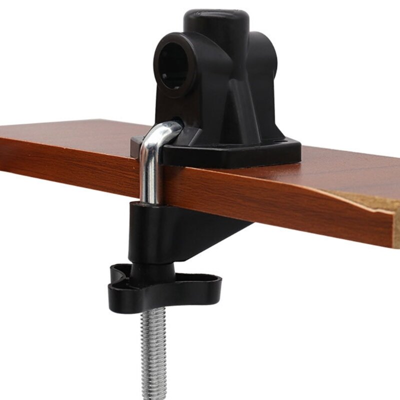 Abrazadera Base montaje con Clip para lámpara escritorio para luz brazo oscilante, lámpara brazo T3EB