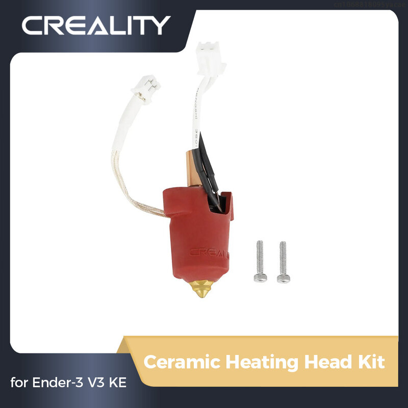 Оригинальная керамическая нагревательная головка CREALITY, красная силиконовая крышка Ender-3 V3 KE