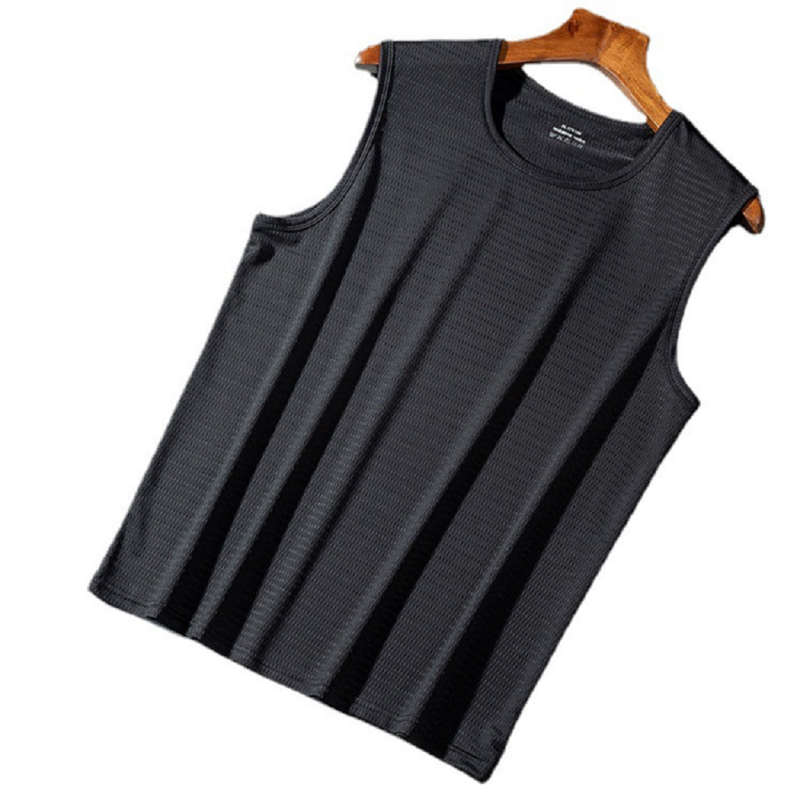 Tank Top Men's Ice Silk Thin Sport Quick Dry Casual Summer Fashion Large Loose Sweetheart Sleeveless Wide Shoulder