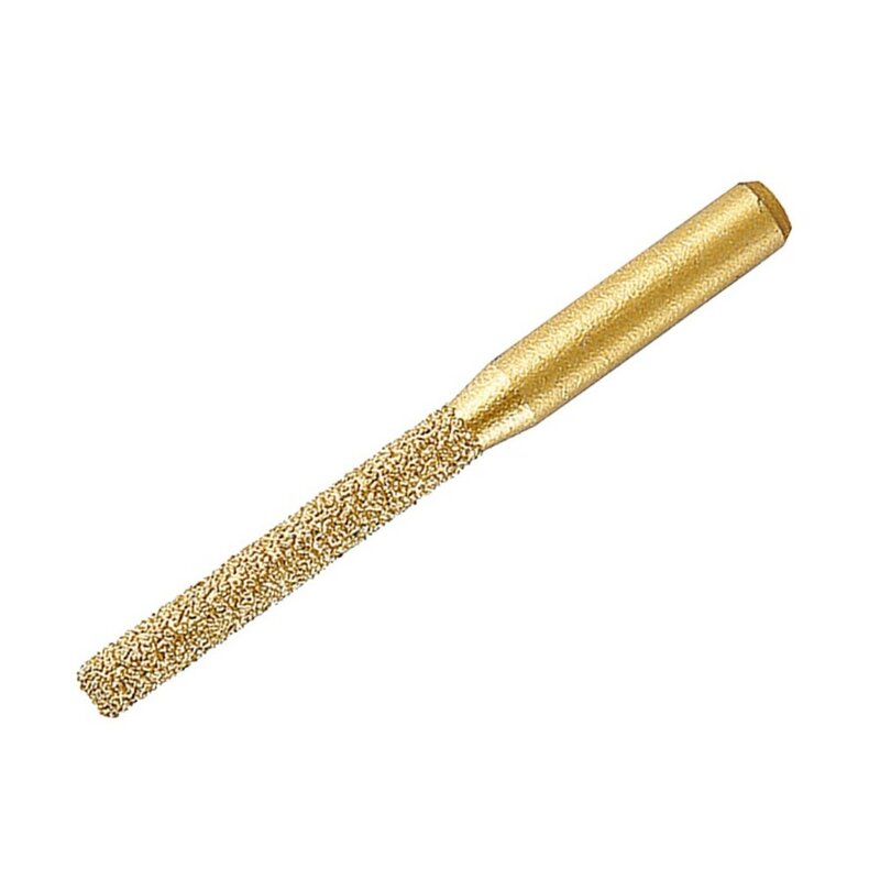 Diamond Router Bits Brazing Straight Shank Milling Cutter For Marble Stone Granite Engraving Machine 6.35*5*65mm
