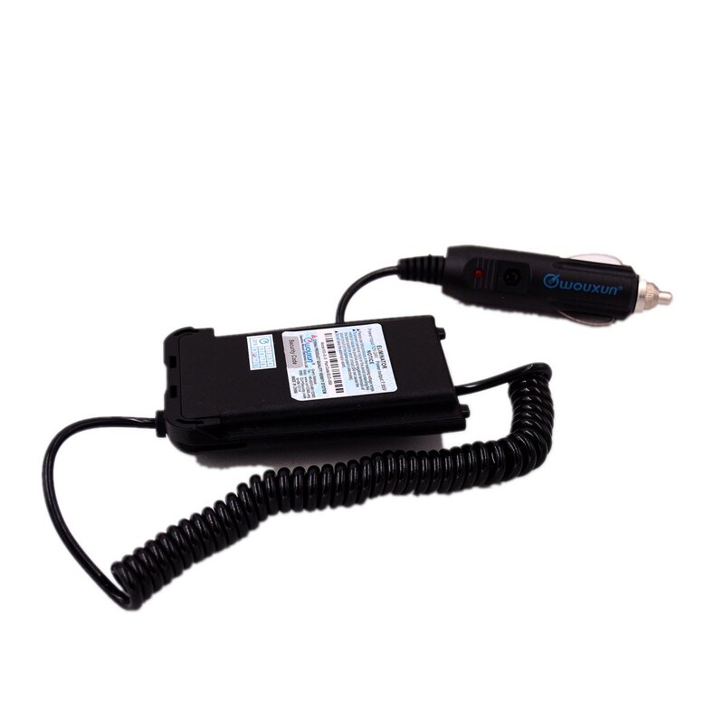 Wouxun Eliminator baterai mobil asli, untuk KGUV8D 8D Plus portabel Radio jalur pengisian daya aksesori catu daya