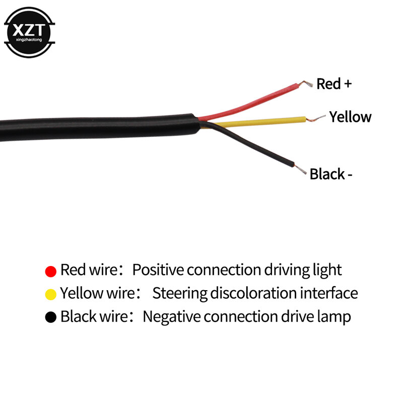 2 Stuks Drl Strip Richtingaanwijzer Geel Bright Flexibele Richtingaanwijzer Dagrijverlichting Voor Auto Koplamp 12V