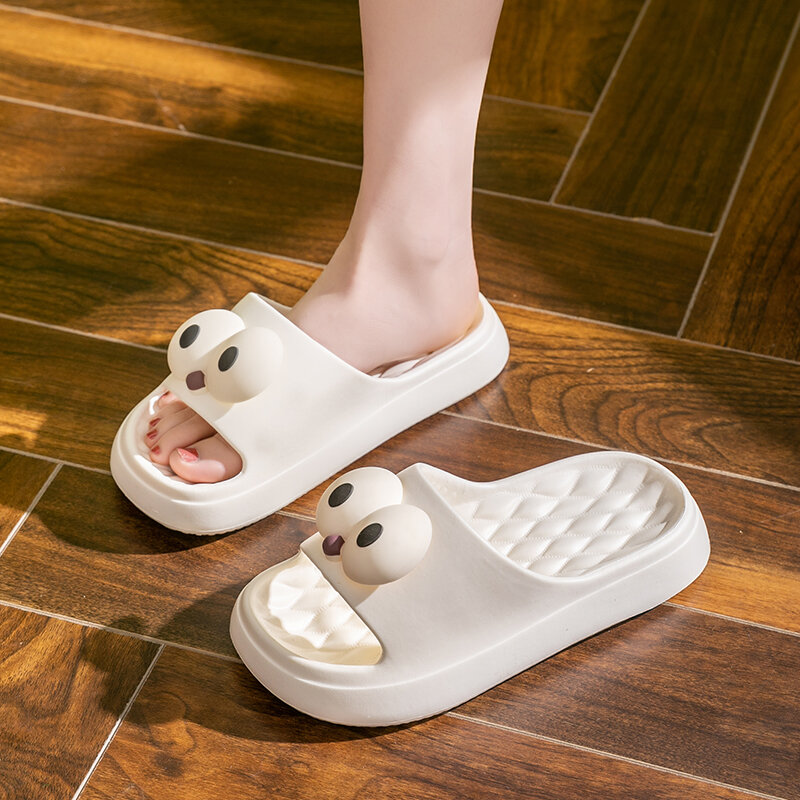 STOPAN Cartoon pantofole con suola spessa estate moda donna Indoor Home Bathing pantofole fresche antiscivolo pantofole da uomo