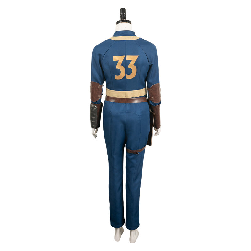 Game Fall Cos Out Lucy Cosplay Kostuum Jumpsuit Uniform Riem Pantser Vrouwen Volwassen Outfits Halloween Carnaval Party Roleplay Pak