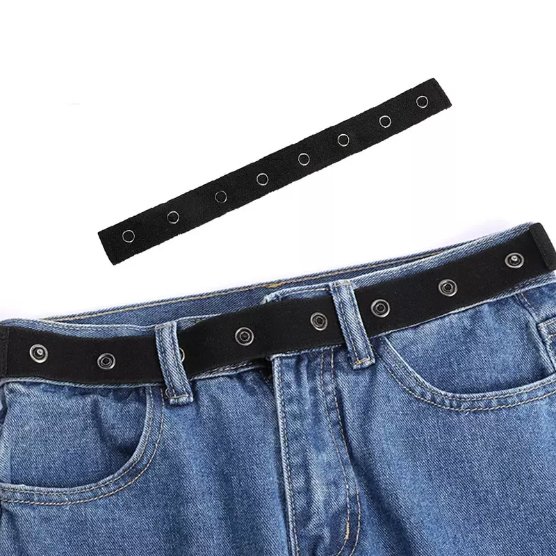 Cinturón Invisible sin hebilla para hombre y mujer, cinturones elásticos fáciles de estirar, sin complicaciones