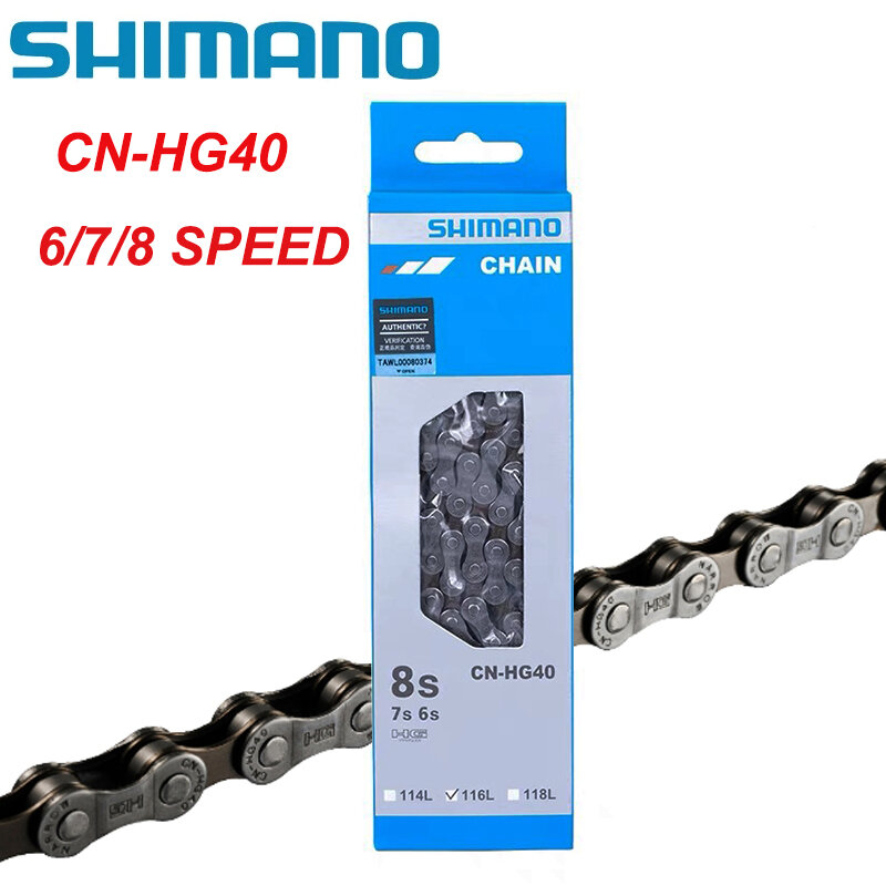SHIMANO 8/9/10/11/12 Speed Bicycle Chains for Road MTB Bike CN HG40 HG53 HG54 HG701 HG901 M8100 M7100 HG601 116 Links Bike Chain