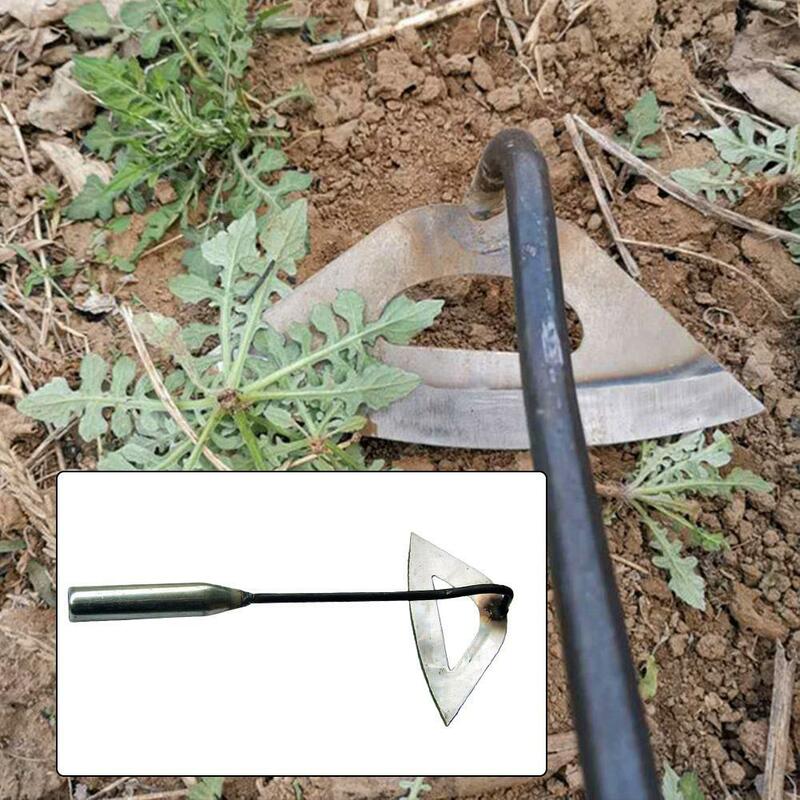 All-steel Hardened Hollow Hoe Handheld Weeding Rake Planting Vegetable Farm Garden Agriculture Ranch Tools Accessories