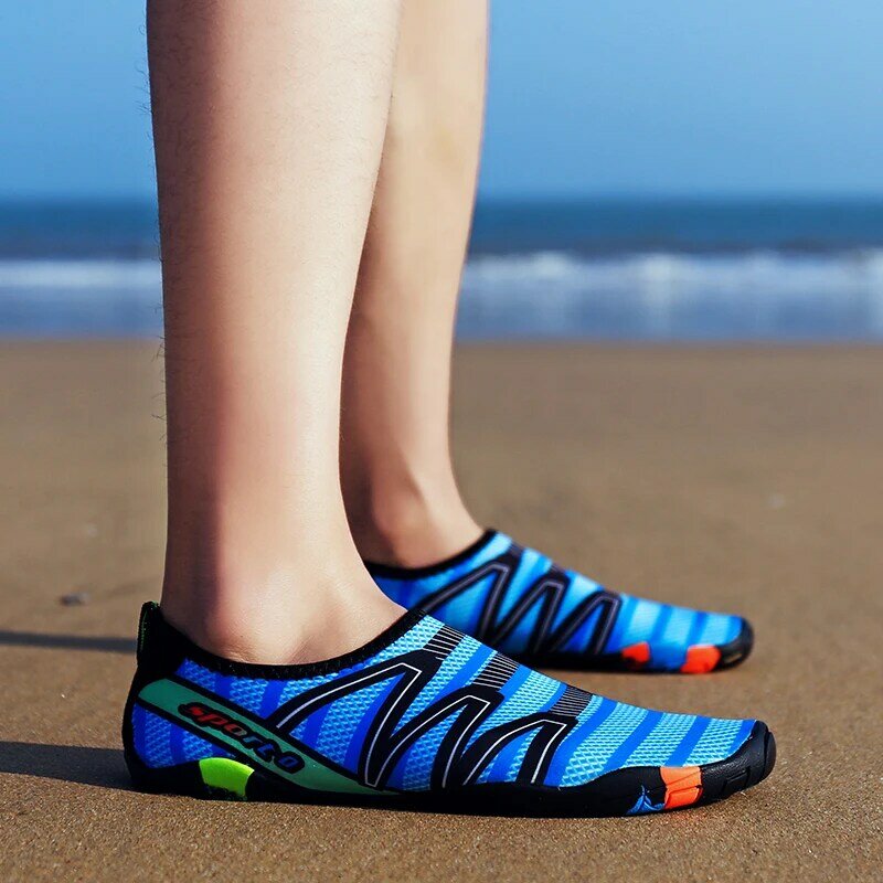 แห้งเร็วชายหาดน้ำรองเท้า Unisex Aqua รองเท้าแตะ Barefoot ท่องต้นน้ำผู้หญิงผู้ชาย Light Seaside รองเท้าวิ่งผู้หญิง