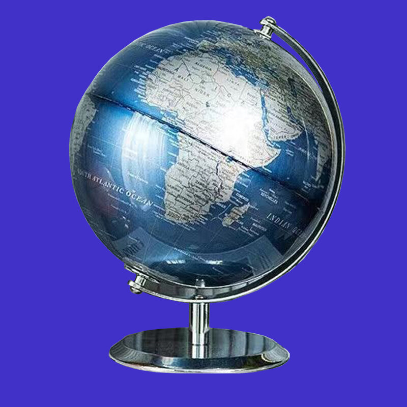 Globo del mundo Retro para niños, mapa del mundo de aprendizaje moderno, escritorio de estudio, geografía, educación para niños, accesorios grandes de decoración del hogar