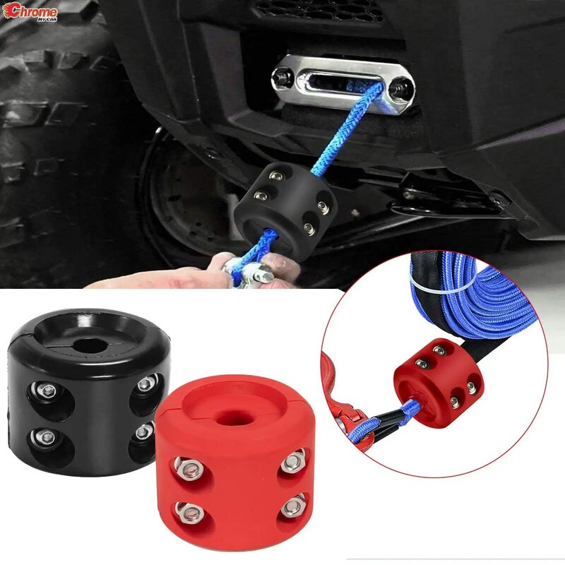 ATV UTV Winches Compatible with Polaris RZR for Can-am X3 for Yamaha Honda Cable Hook Stopper Line Saver Rubber Winch Waterproof