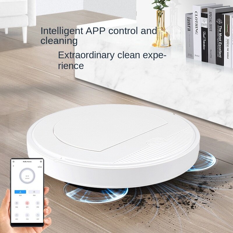 Intelligent sweeping machine APP remote control timing 3 in 1 automatic 2000PA lazy cleaning vacuuming mopping device