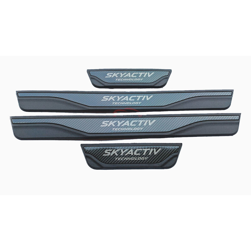 Battitacco del davanzale della portiera dell'auto per Mazda 6 adesivi protettivi Trim 2019 2020 2021 2022 strisce di copertura accessori per pedali 2023 2024