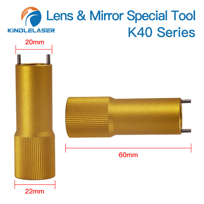 Kindgelaser-herramienta para quitar e instalar tuercas de bloqueo de tubo de lente y espejo Reflector, tuerca de fijación para cabezal láser de la serie K40