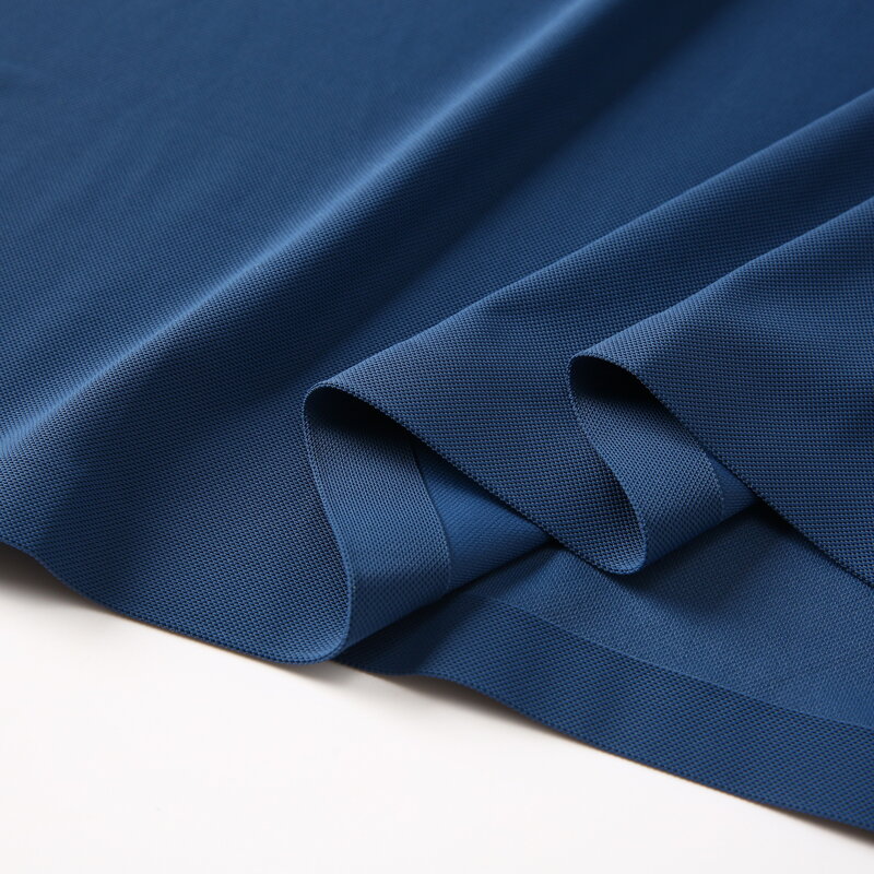 POLO de manga corta de nailon para verano, camiseta transpirable de alta calidad, sin rastro, a la moda, color negro y azul, 2024