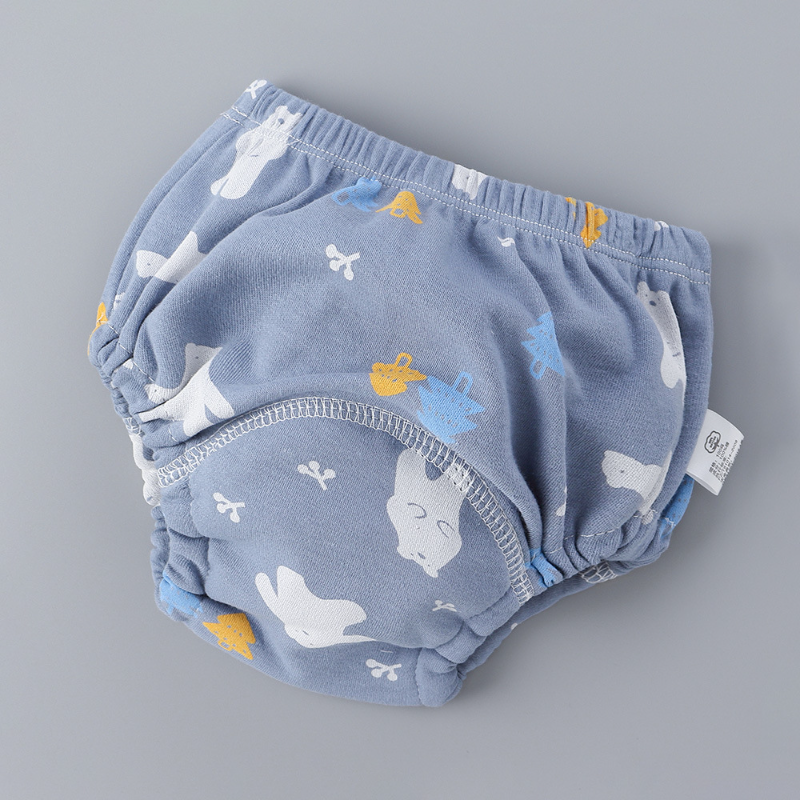 ผ้าอ้อมผ้าฝ้าย6ชั้นกันน้ำใช้ซ้ำได้สำหรับเด็กทารก celana Training กางเกงขาสั้นผ้าผ้าอ้อมเด็กเปลี่ยนผ้าอ้อม