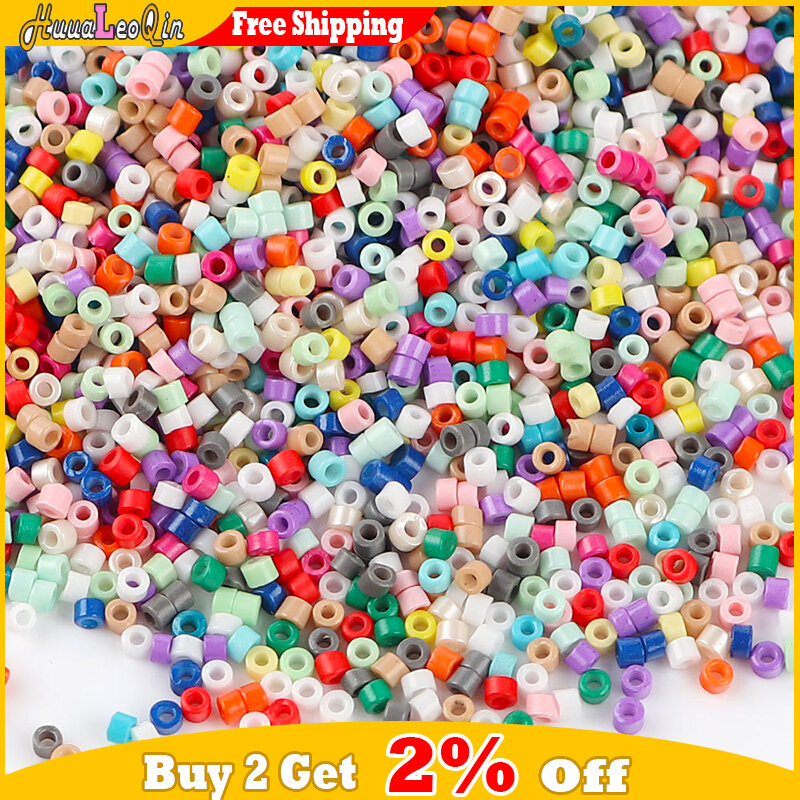 840pcs 1.6mm Japanese Opaque Solid Color Glass Beads 11/0 Loose Spacer Seed Beads for Jewelry Making DIY Handmade Sewing Beads