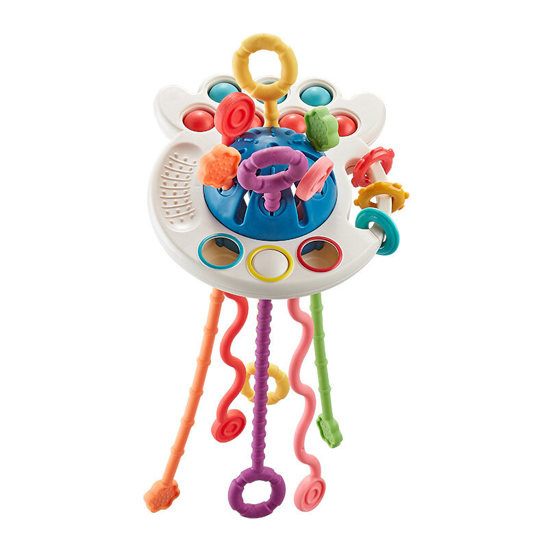 Gra rozwojowa dobra aktywność ruchowa zabawka dla dziecka pociągająca struna Montessori zabawki sensoryczne zabawki edukacyjne dla dzieci 1 2 3 rok
