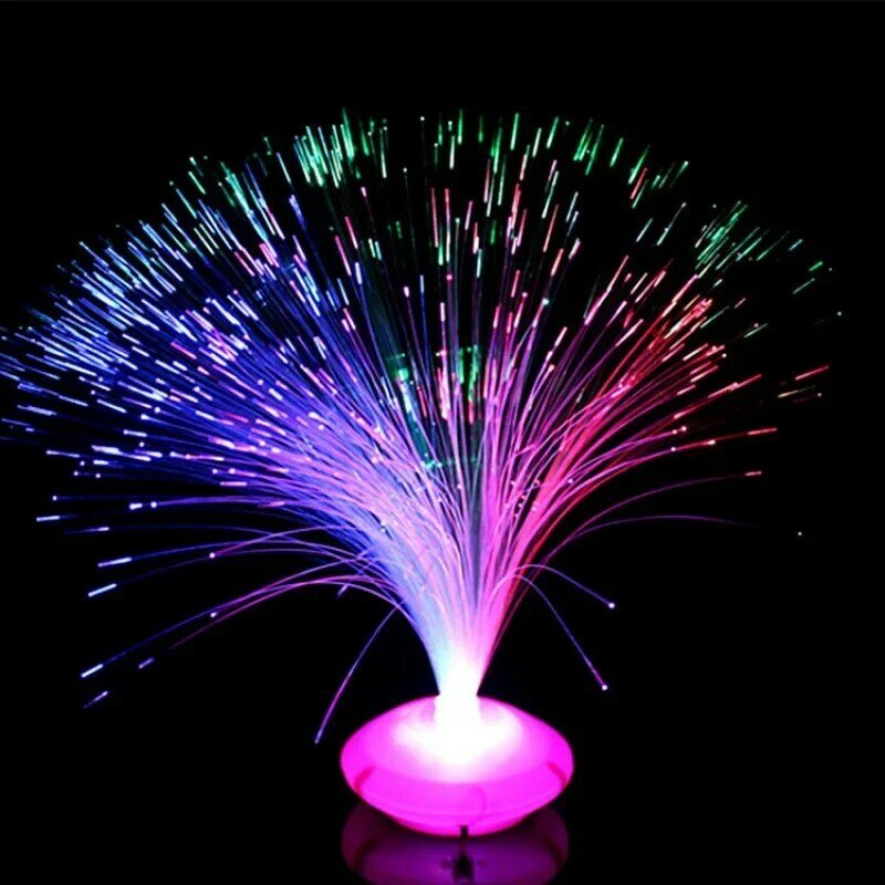 Colorido LED Fibra Óptica Luz, Piscando Night Lights, Firework Lâmpadas, Starry Sky Lamp, Natal, Festa de Casamento, Home Decor