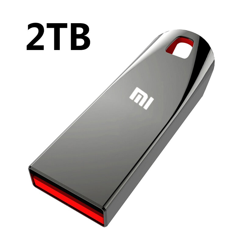 Xiaomi High Speed Metal U Disk, USB 3.0 Pen Drive portátil, Interface Tipo-C, Memória impermeável USB Flash Disk, Adaptador, 2TB